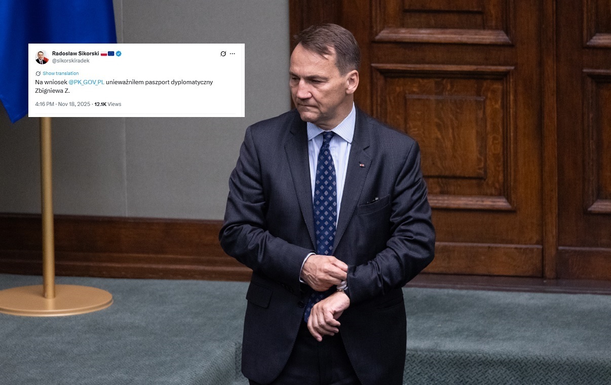 Sikorski unieważnił Ziobrze paszport dyplomatyczny
