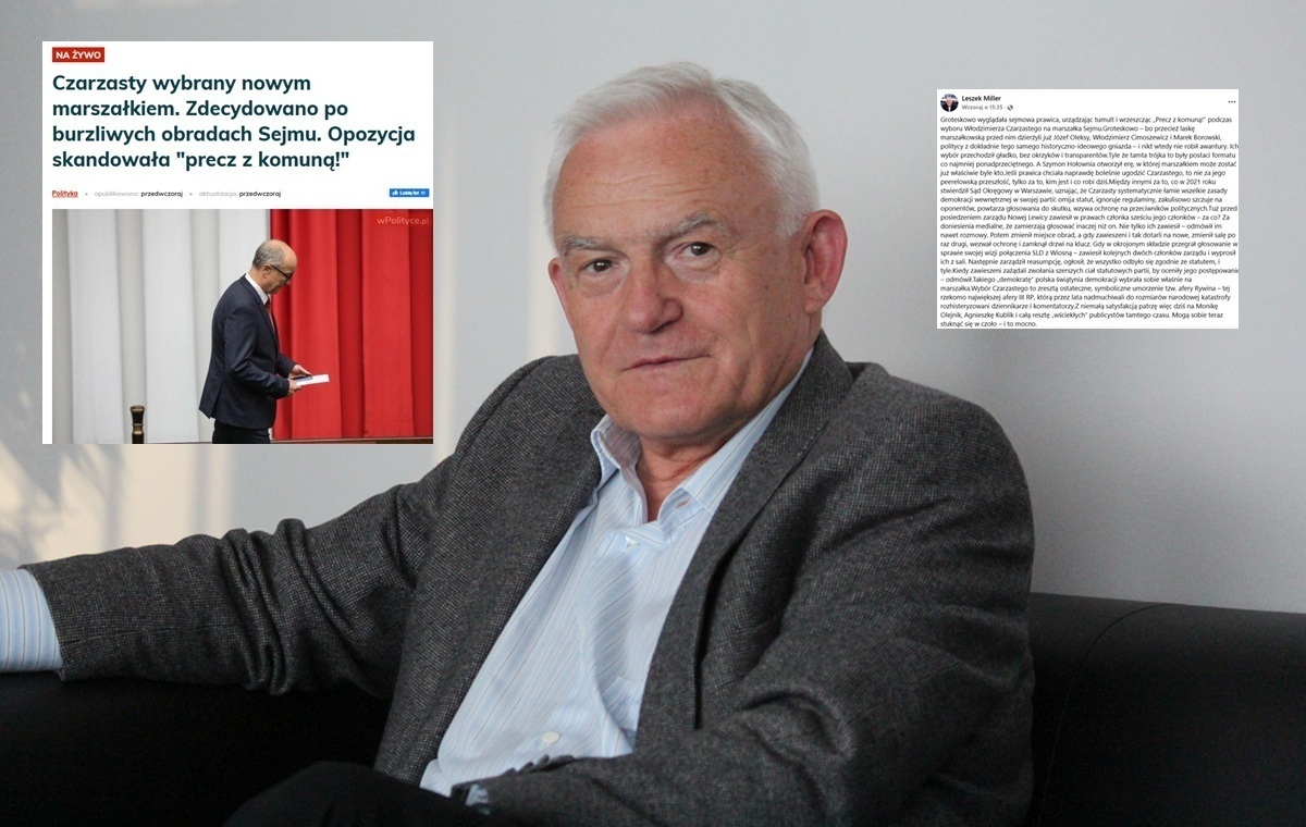 Dlaczego wybór Czarzastego to błąd? Miller wyjaśnia