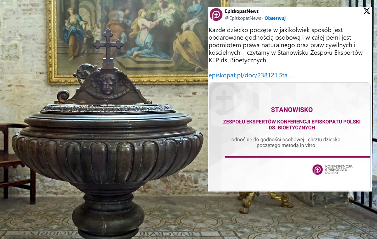 wiadomości,aktualności,wPolityce.pl KEP o in vitro: Nie można odmówić chrztu, ale...