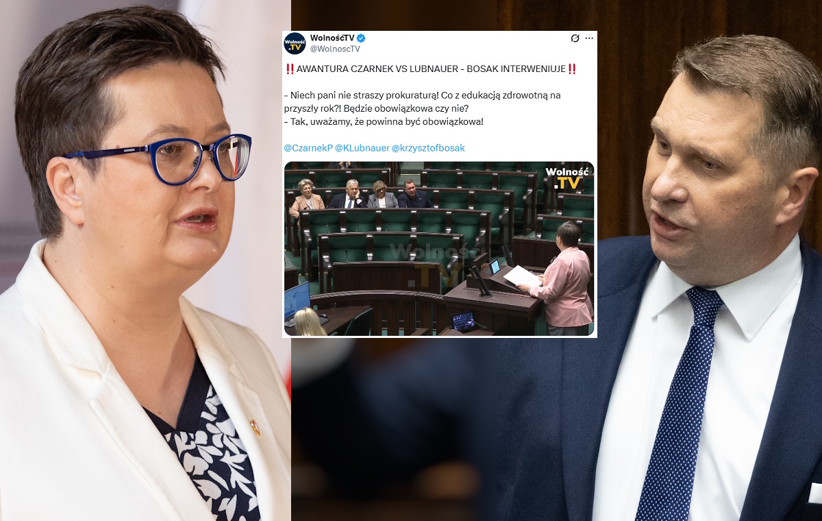 Starcie Lubnauer i Czarnka. Poszło o edukację zdrowotną