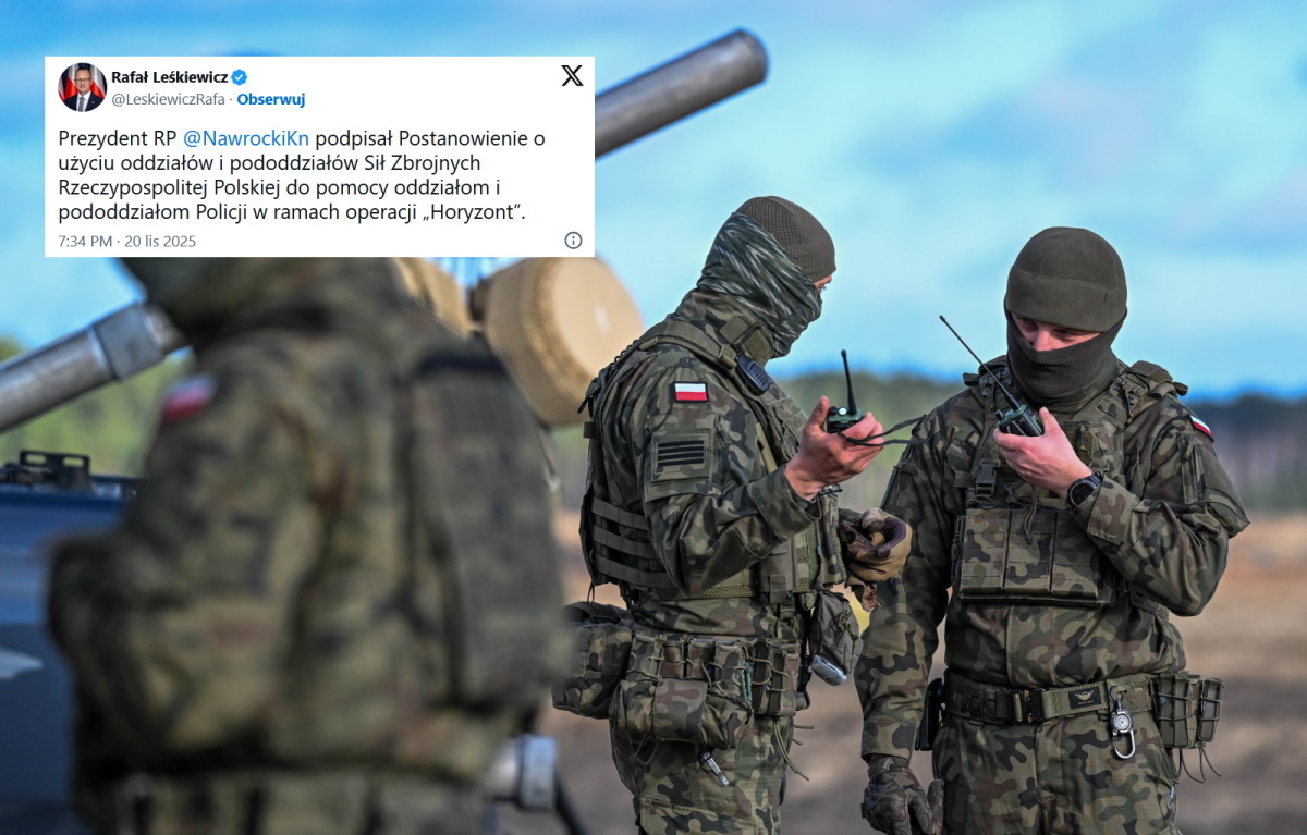 Prezydent zdecydował! Chodzi o operację "Horyzont"