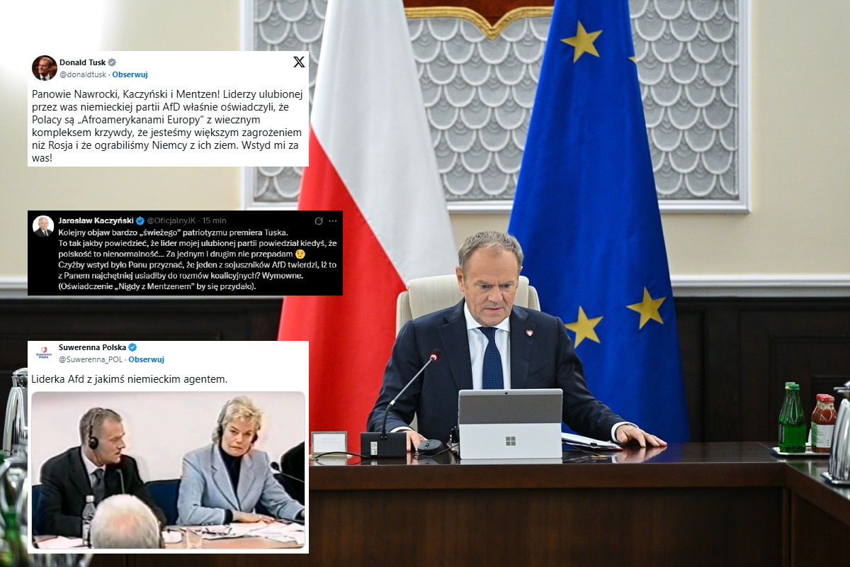 Paskudny atak polityka AfD na Polskę. Perfidny wpis Tuska