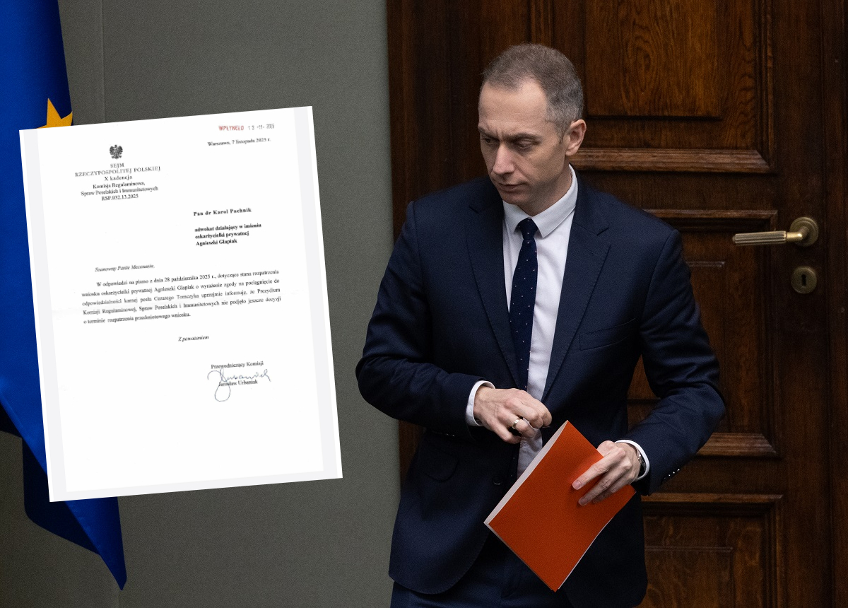 NASZ NEWS. Tomczyk chowa się za immunitetem ws. Glapiak