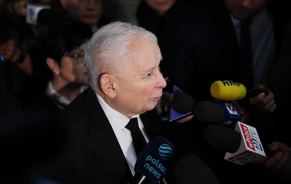 Prezes PiS do dziennikarzy: "Jedność tak, ale bez Tuska"