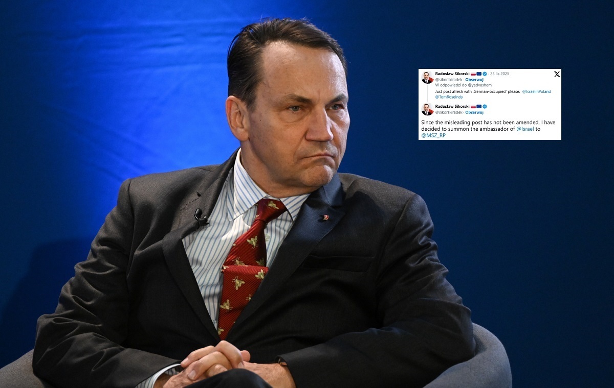 Sikorski wezwał ambasadora Izraela ws. wpisu Jad Waszem!