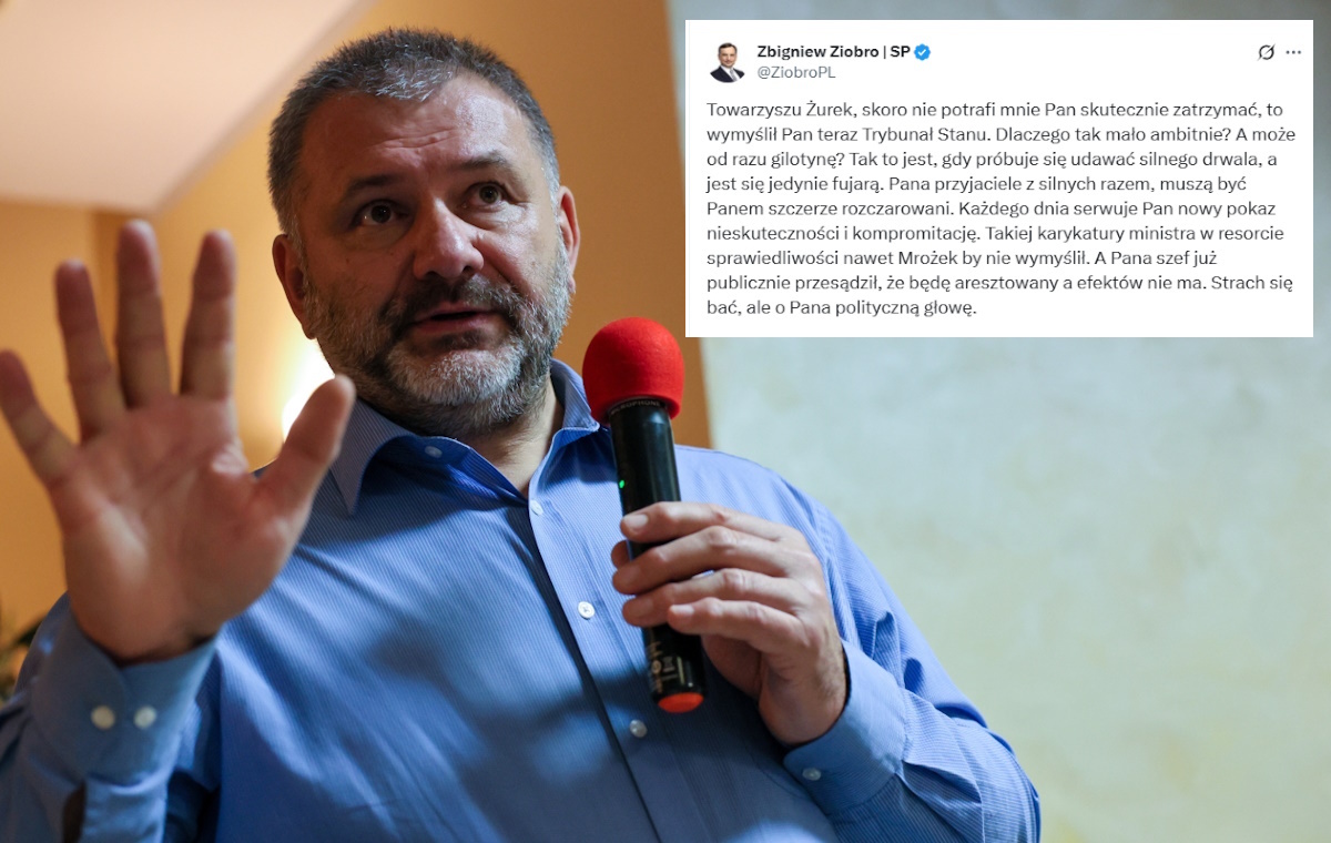 Ziobro do Żurka: Trybunał Stanu? A może od razu gilotynę?