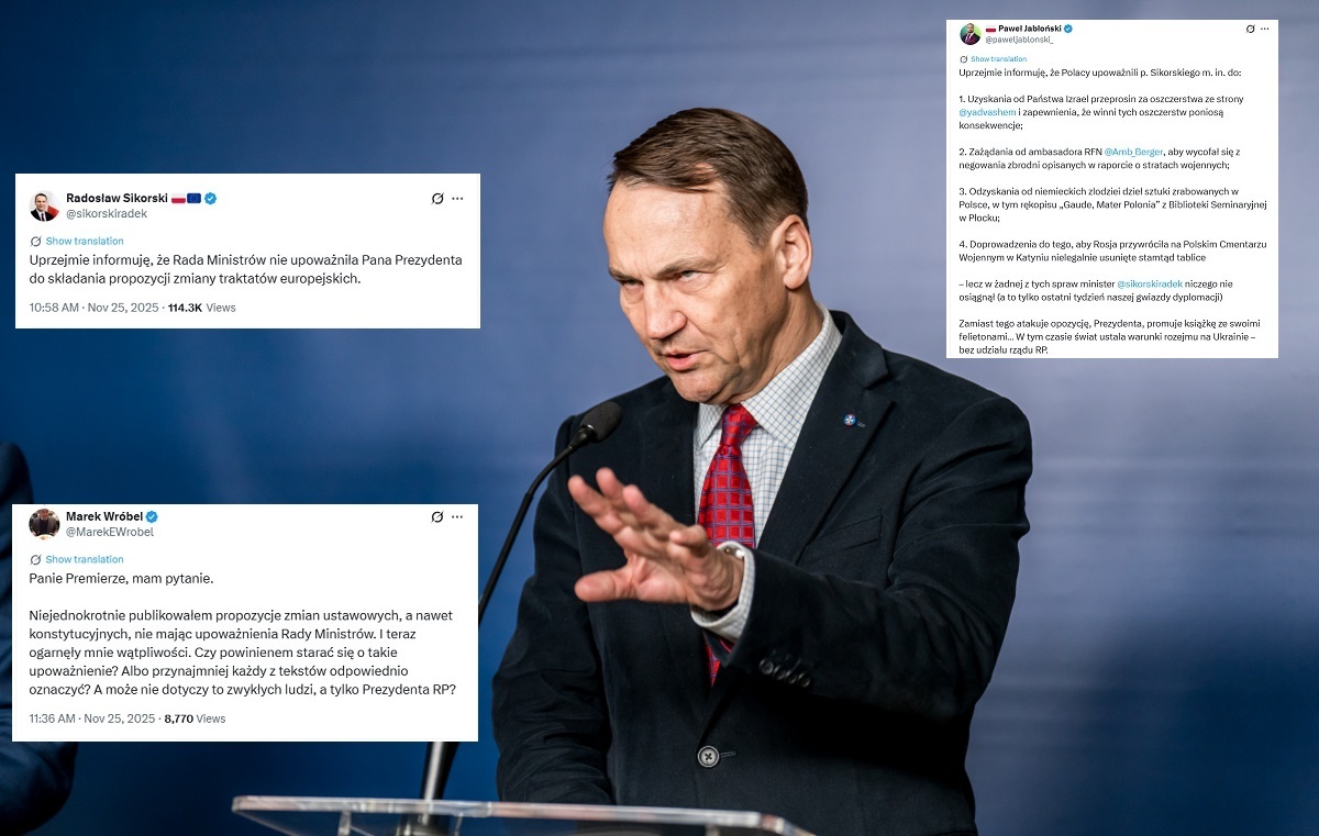 Sikorski wściekły po wystąpieniu prezydenta w Pradze!