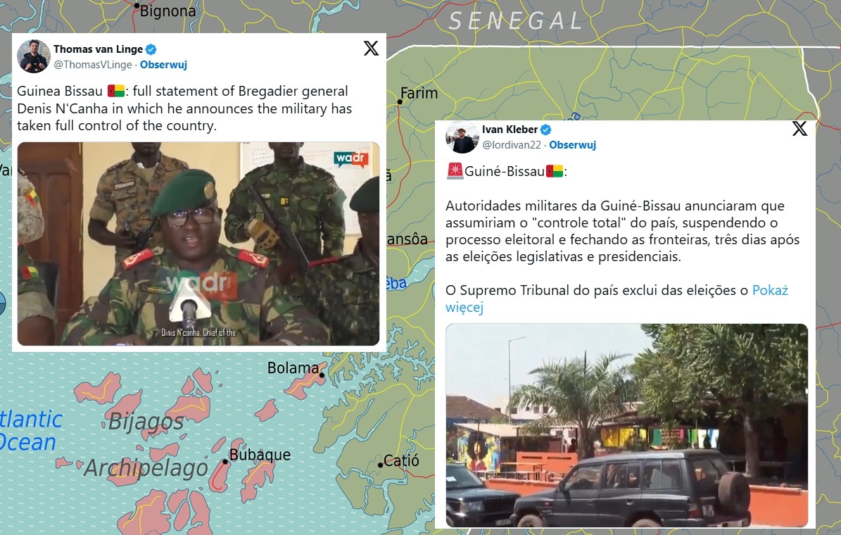 Zamach stanu w Gwinei-Bissau! Armia aresztowała prezydenta
