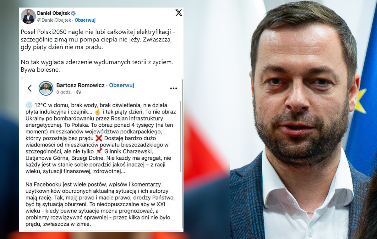 Poseł Smerfów 2050 bije we własny rząd. Cięta riposta Obajtka