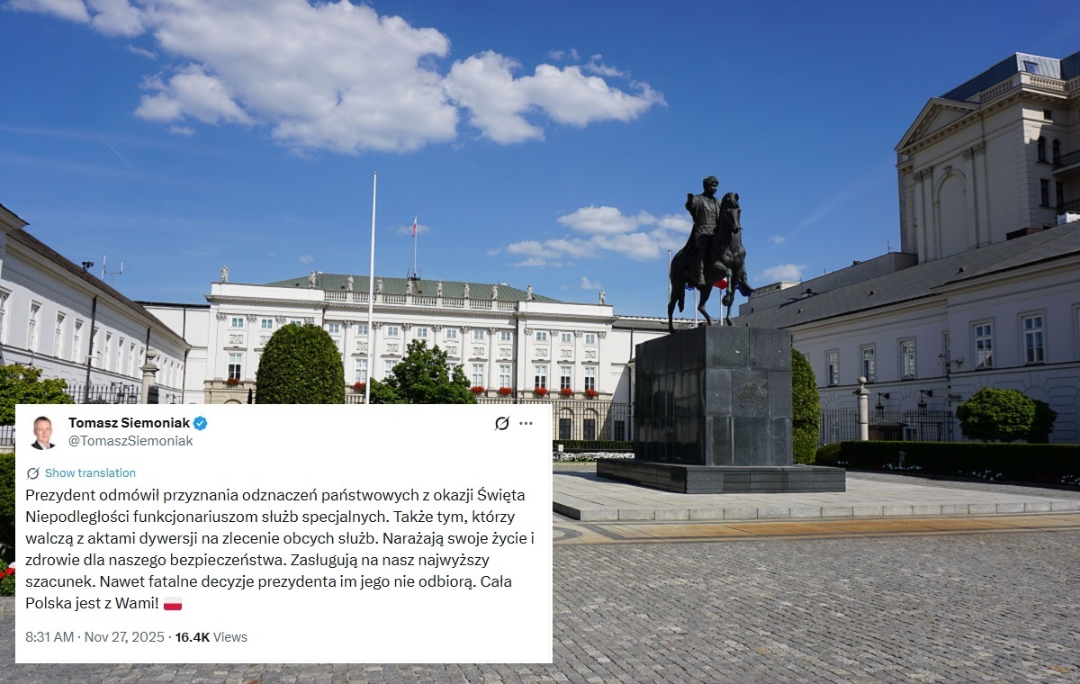 Siemoniak attacks the president   over the appointment. There is simply a response!