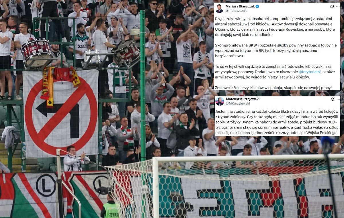 Wojsko ma wzmóc czujność ws. kibiców. Błaszczak: To zemsta
