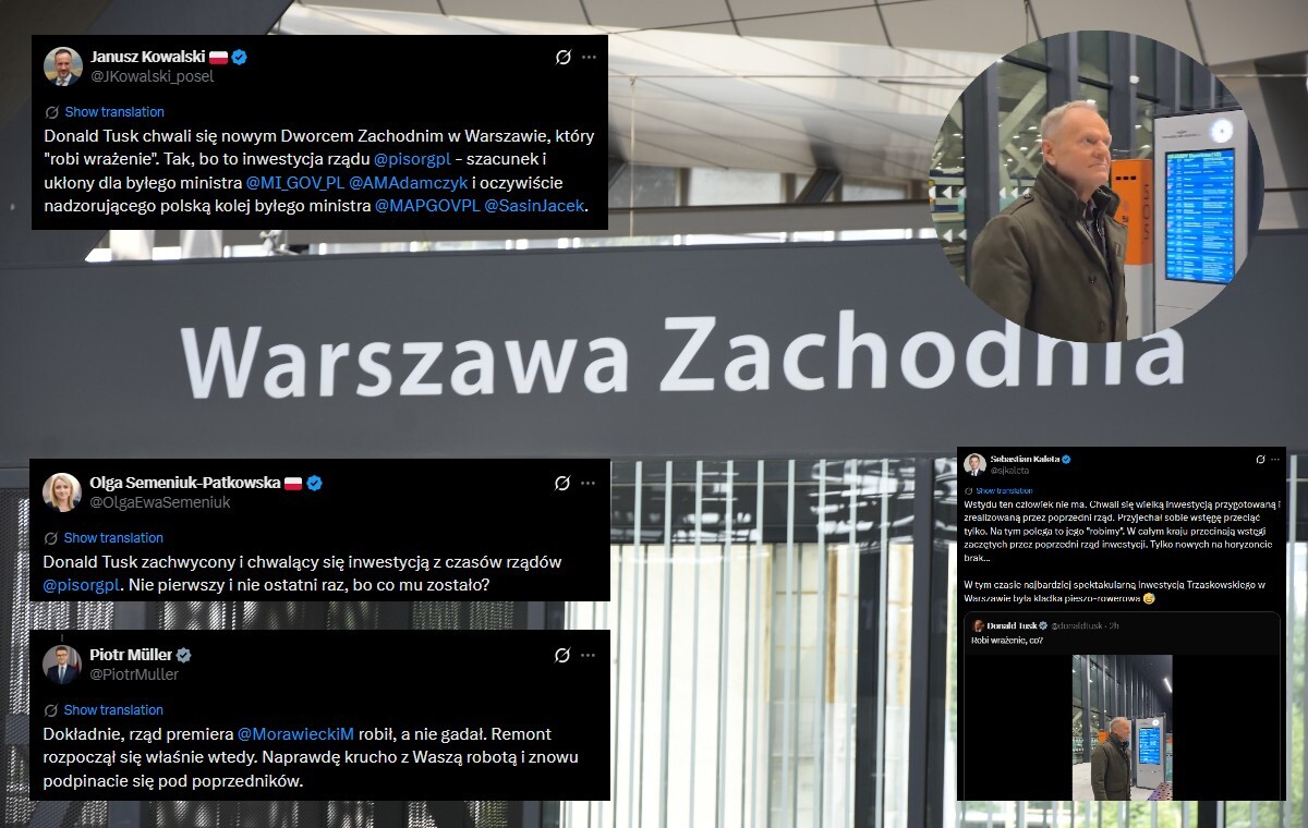 Tusk na nowym Dworcu Zachodnim. O czym nie wspomniał?