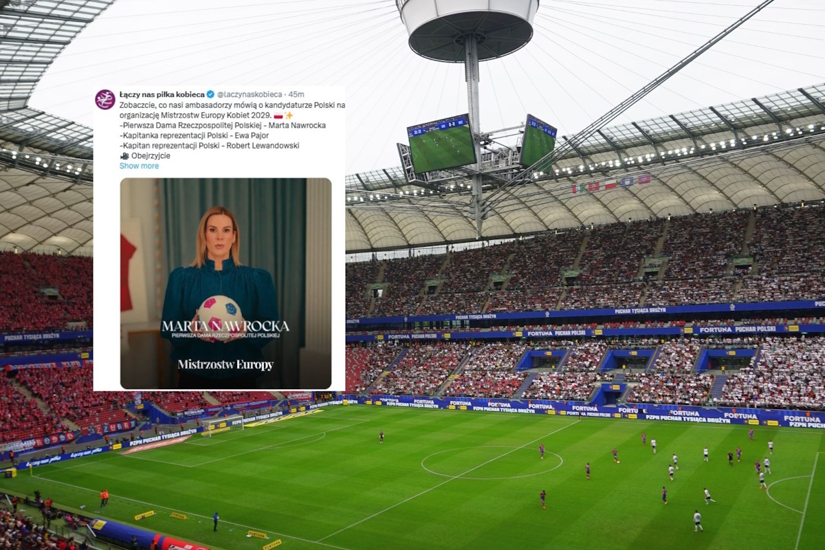 wiadomości,aktualności,wPolityce.pl M. Nawrocka wspiera starania Polski o organizację ME kobiet