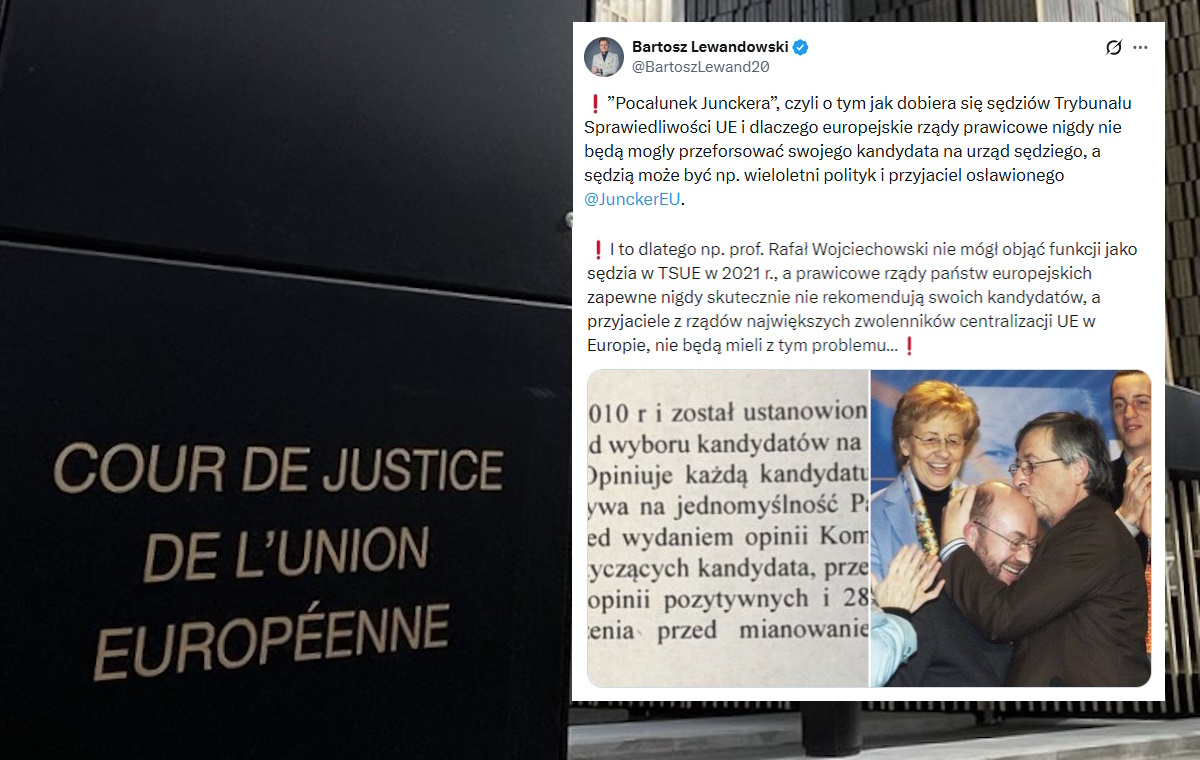 Kto zasiada w TUSE? Mec. Lewandowski o ”pocałunku Junckera”