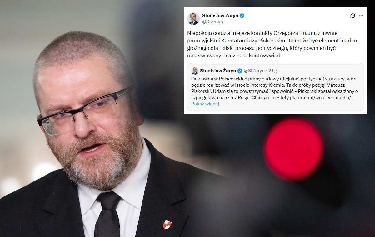 Partia Brauna u władzy? Żaryn: To wielki prezent dla Moskwy