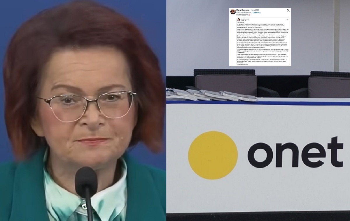 Kurowska po nowym tekście Onetu: Nie wysłałam tego e-maila