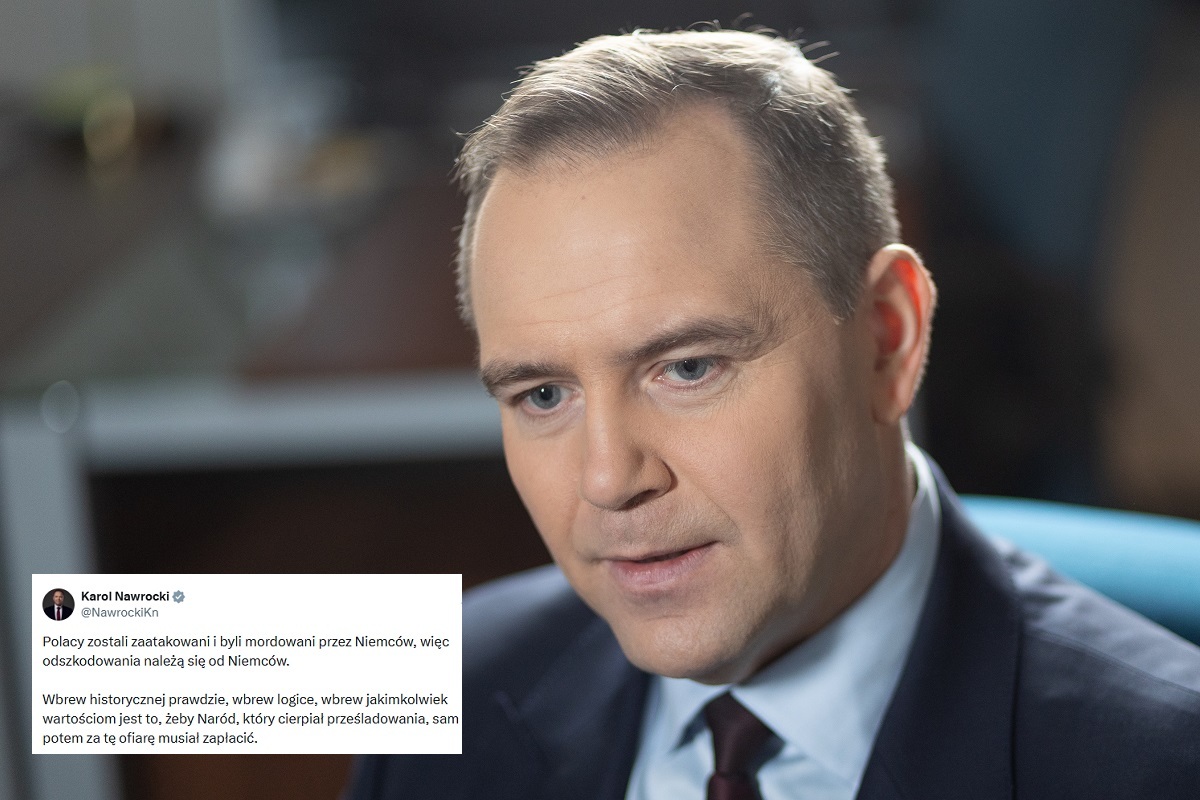 Prezydent Nawrocki: "Odszkodowania należą się od Niemców"