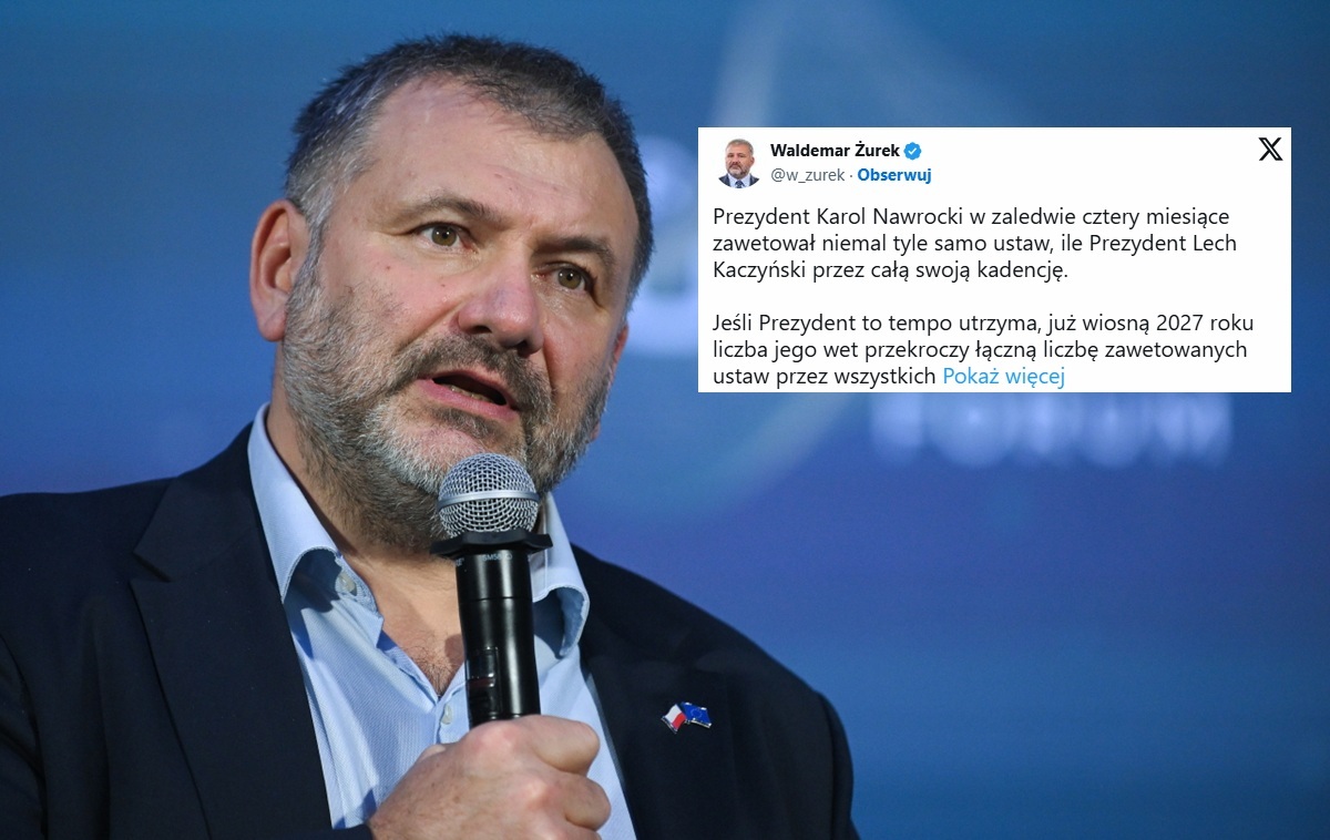 Żurek atakuje prezydenta: "Dobre ustawy padają"