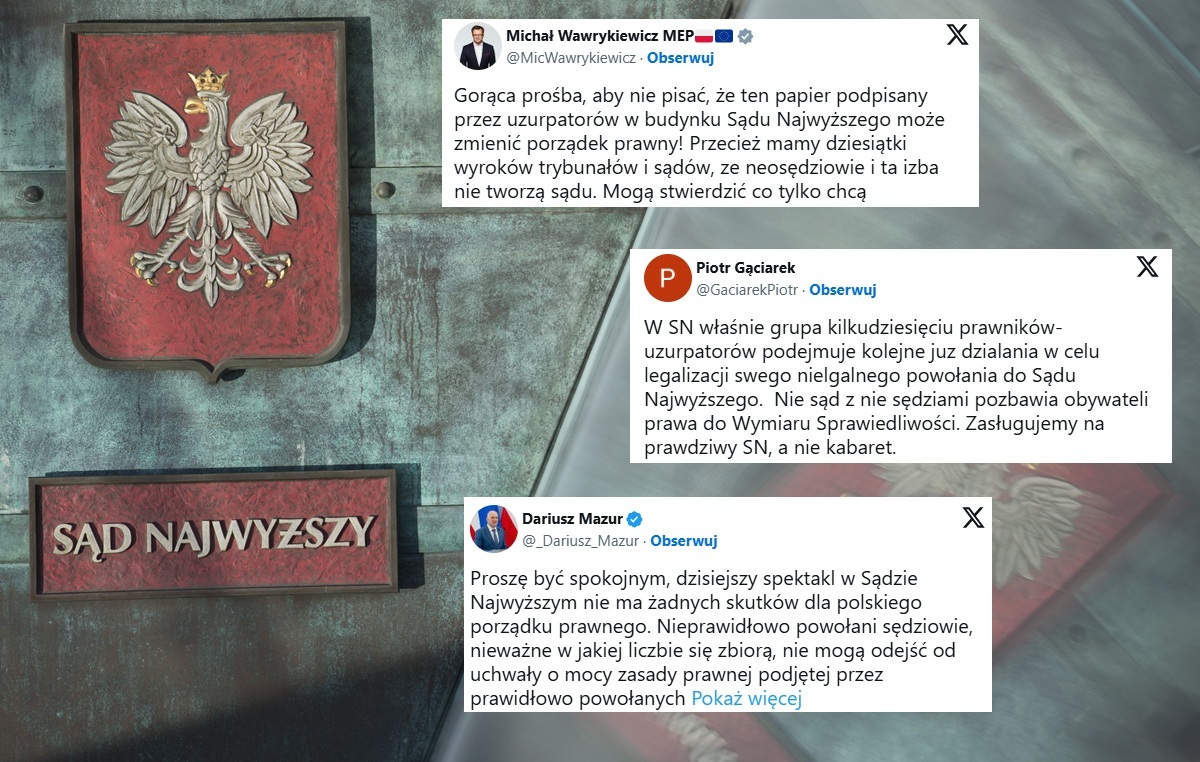 Prorządowi prawnicy atakują po decyzji SN!