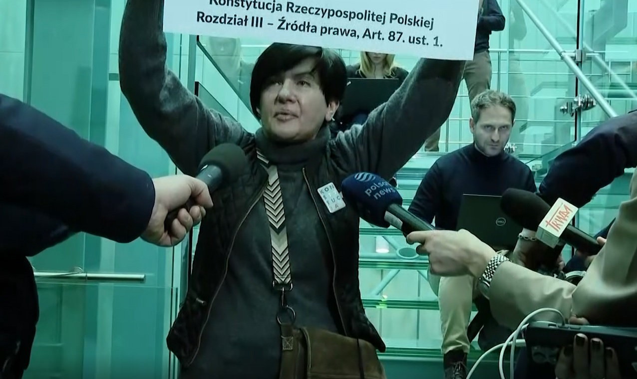 Żona Kijowskiego w SN do reportera wPolsce24: Ścierwo