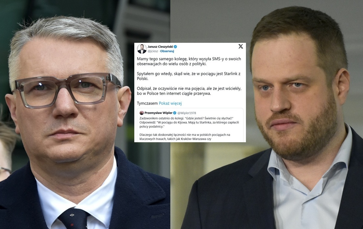 Cieszyński do Wiplera: "Mamy tego samego kolegę, który..."