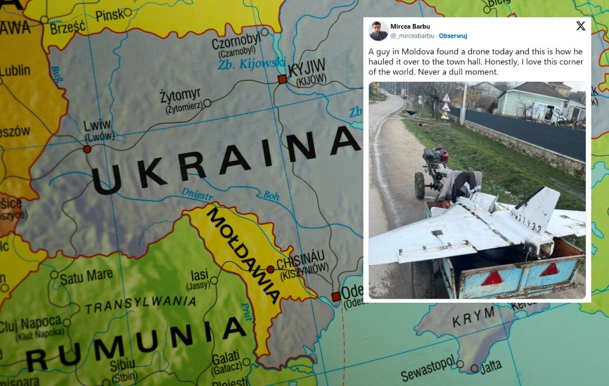Mołdawianin znalazł rosyjskiego drona i zawiózł go do domu!