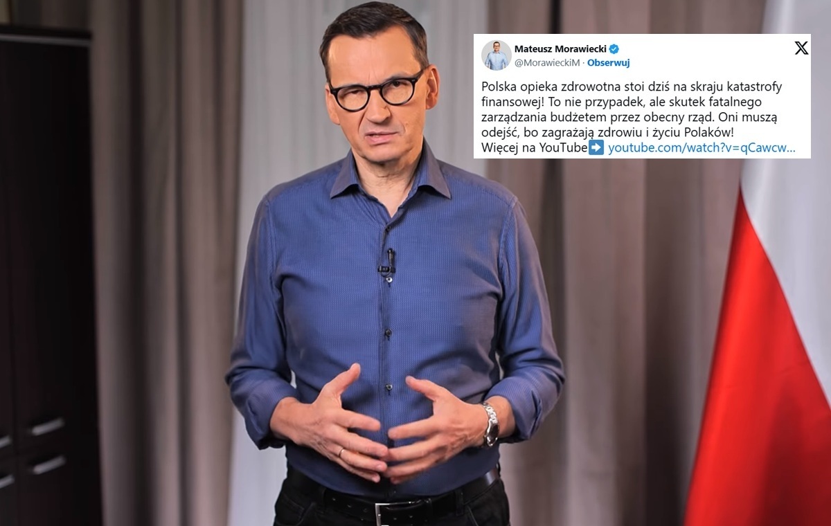 Morawiecki: Opieka zdrowotna stoi na skraju katastrofy!