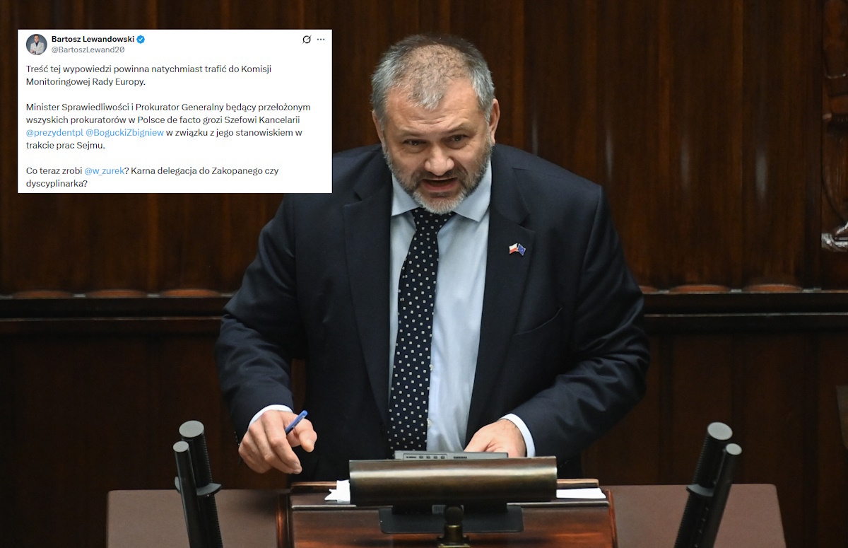 Threat? Żurek mentioned Bogucki's wife in the Sejm!