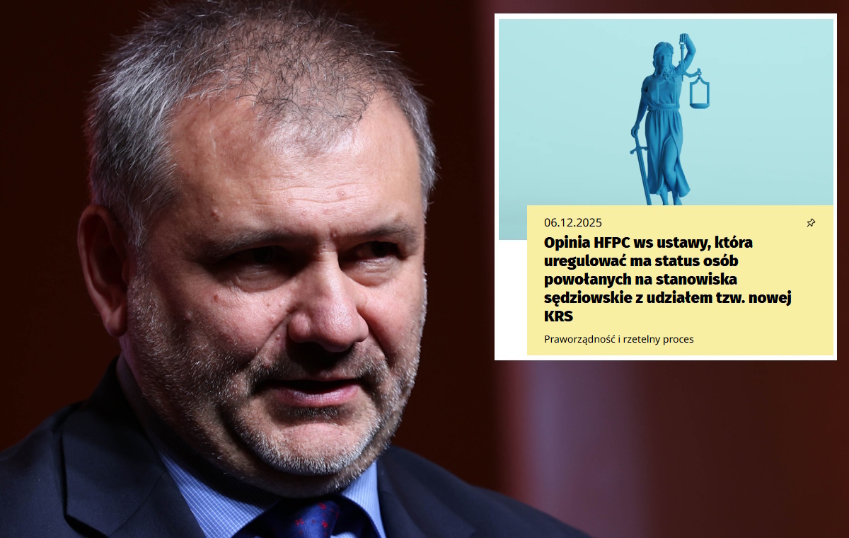 Helsińska Fundacja Praw Człowieka gromi Żurka ws. sędziów