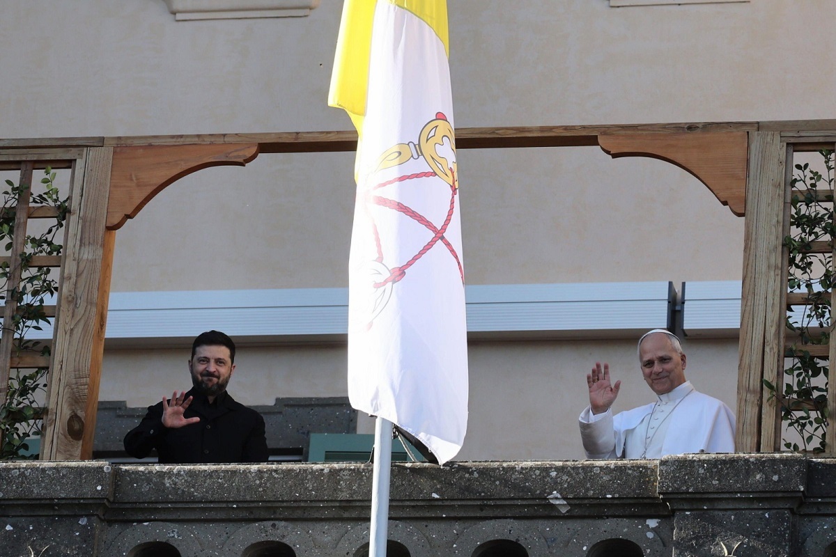 wiadomości,aktualności,wPolityce.pl Papież Leon XIV przyjął Zełenskiego w Castel Gandolfo