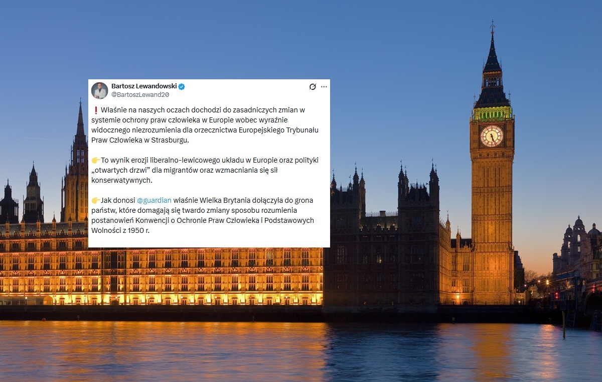 Mec. Lewandowski: Wielka Brytania chce zmienić prawo azylowe