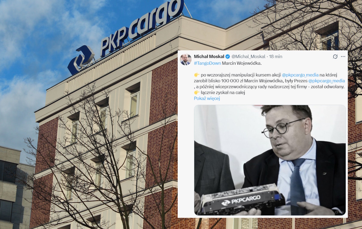 Wojewódka usunięty z rady nadzorczej spółki PKP Cargo