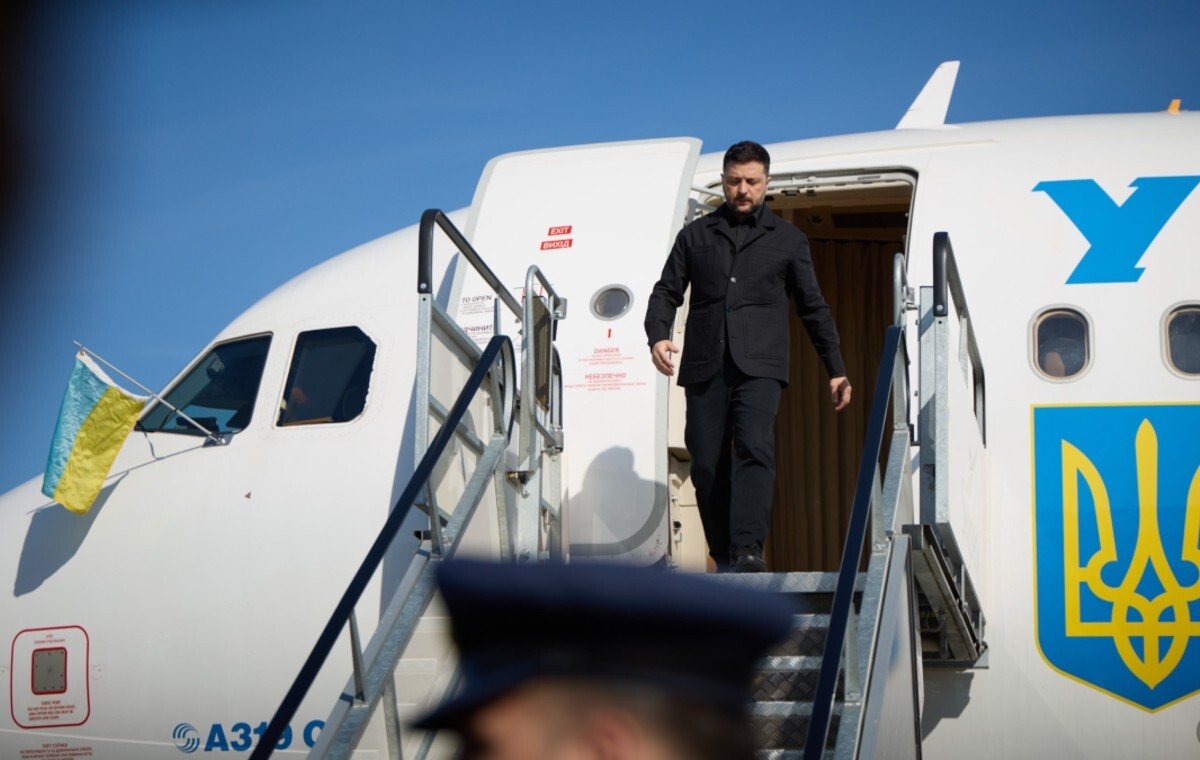 Groźny incydent z samolotem Zełenskiego. W tle "flota cieni"