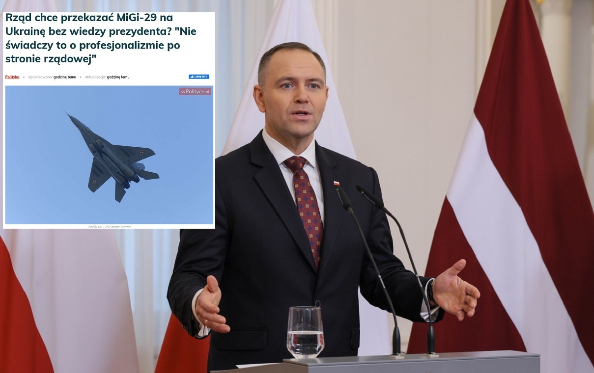 MiG-i dla Ukrainy? Prezydent: Nie miałem takiej informacji