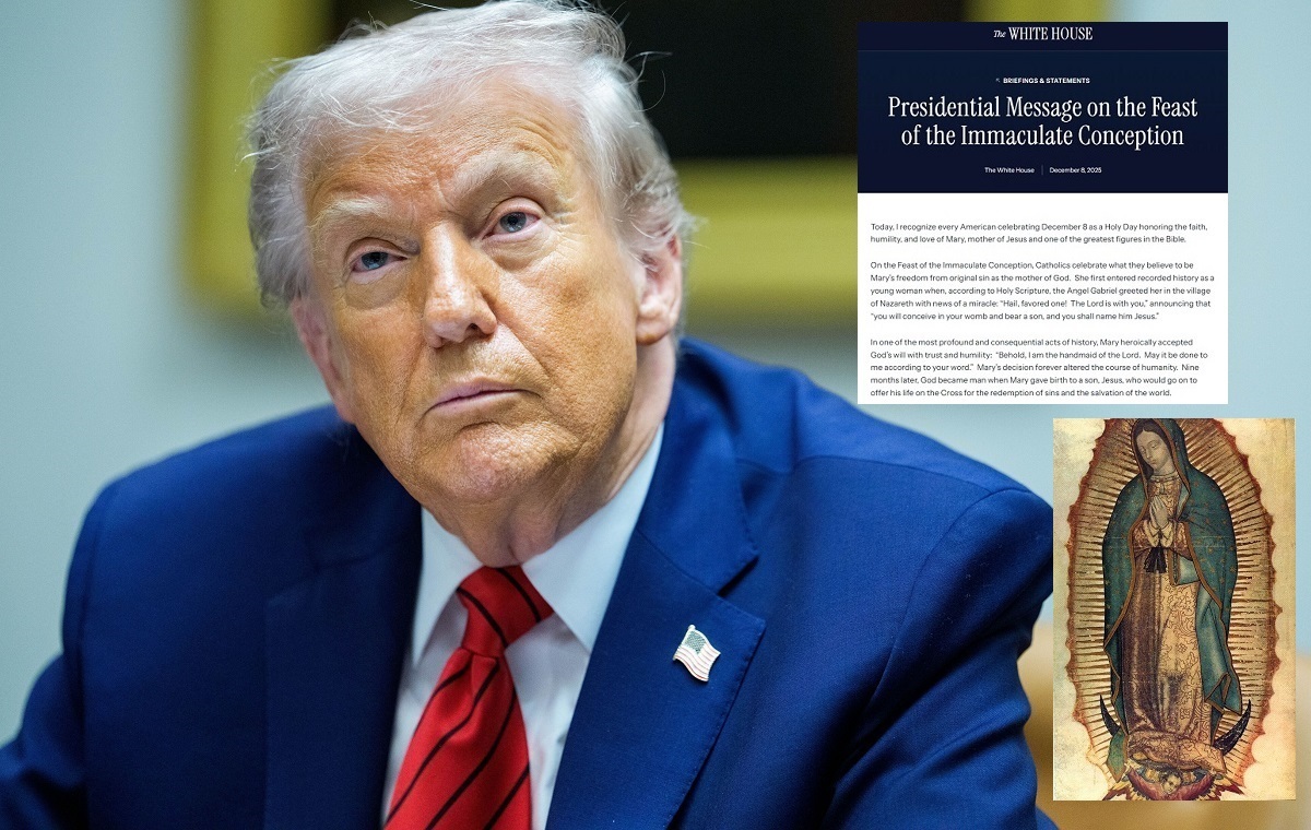 Donald Trump oficjalnie uczcił Matkę Bożą! Mocny komunikat