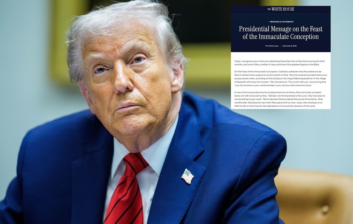 wiadomości,aktualności,wPolityce.pl Donald Trump oficjalnie uczcił Matkę Bożą! Mocny komunikat