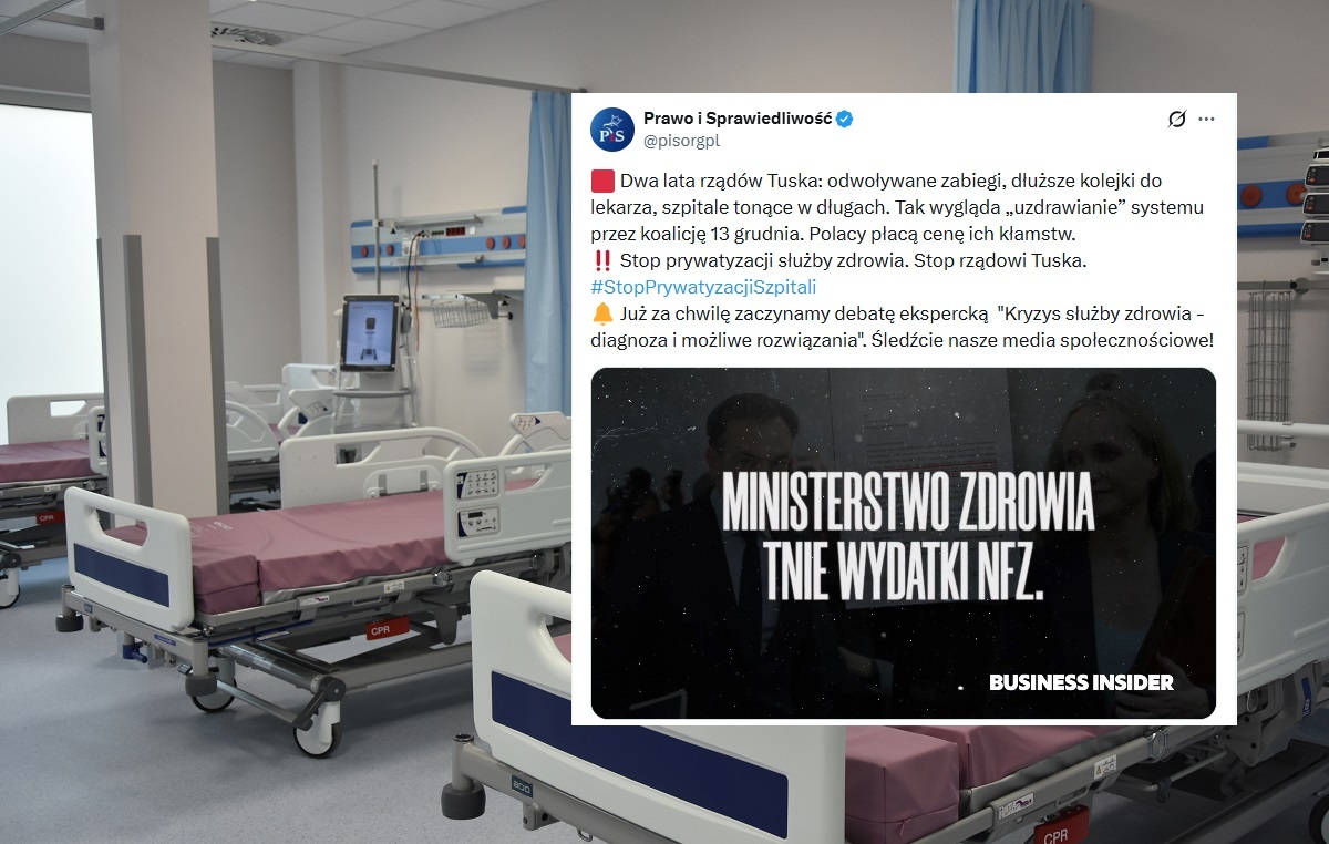 Закон и справедливость" начинает дебаты о кризисе в сфере здравоохранения!