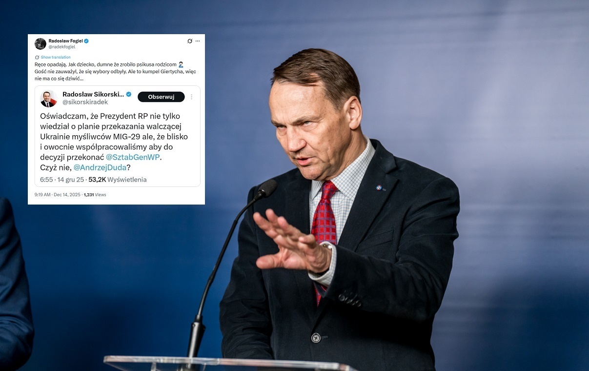 Awantura o MiG-i. Fogiel ostro o Sikorskim. "Jak dziecko"