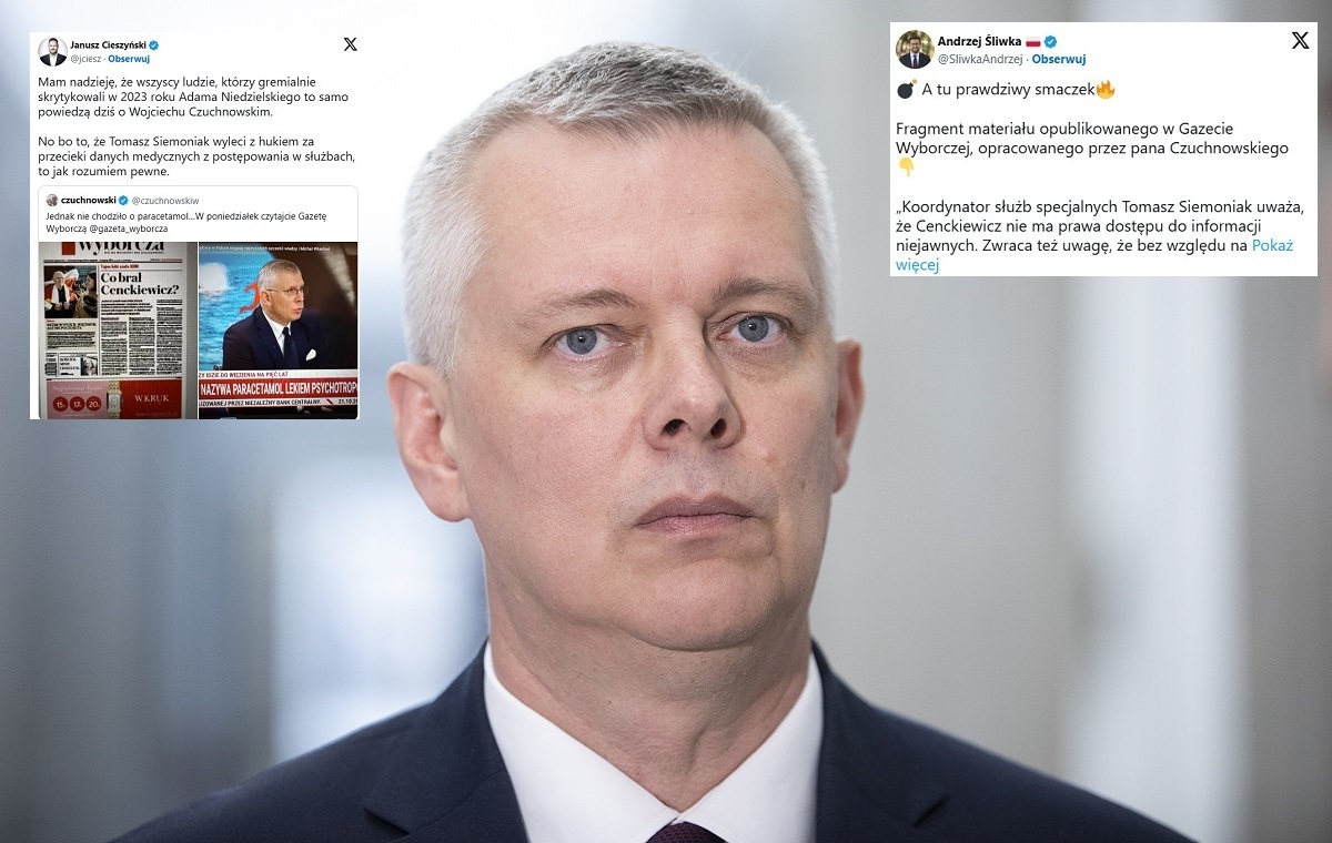Siemoniak tłumaczy się ws wycieku, politycy PiS chcą dymisji