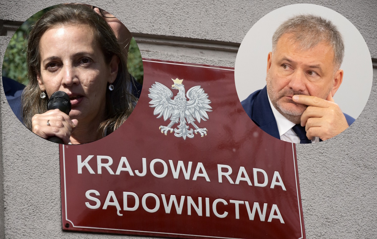 Żurek przyszedł do KRS złożyć pismo. "Bawi się w kuriera"