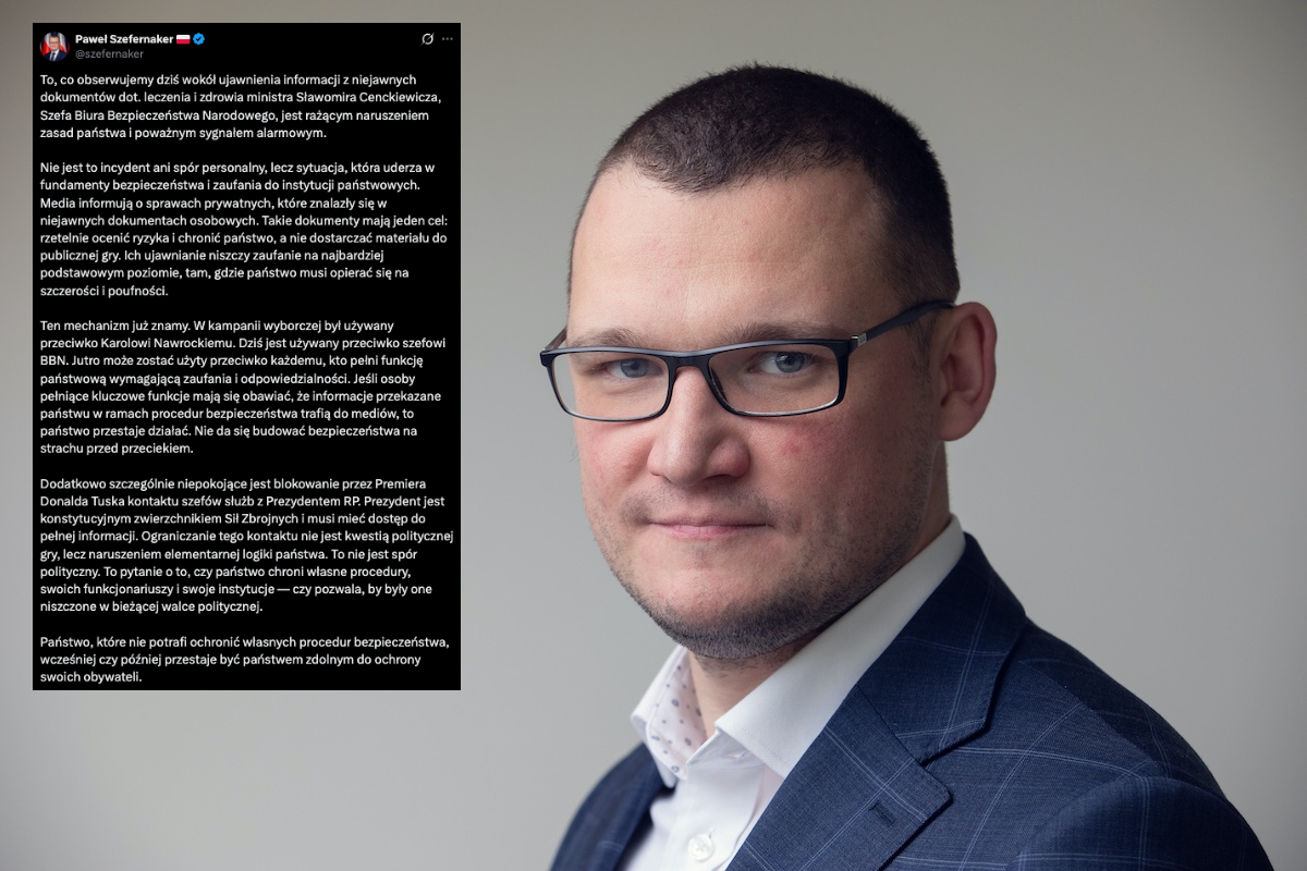 "GW" uderza w Cenckiewicza. Reakcja Pałacu Prezydenckiego