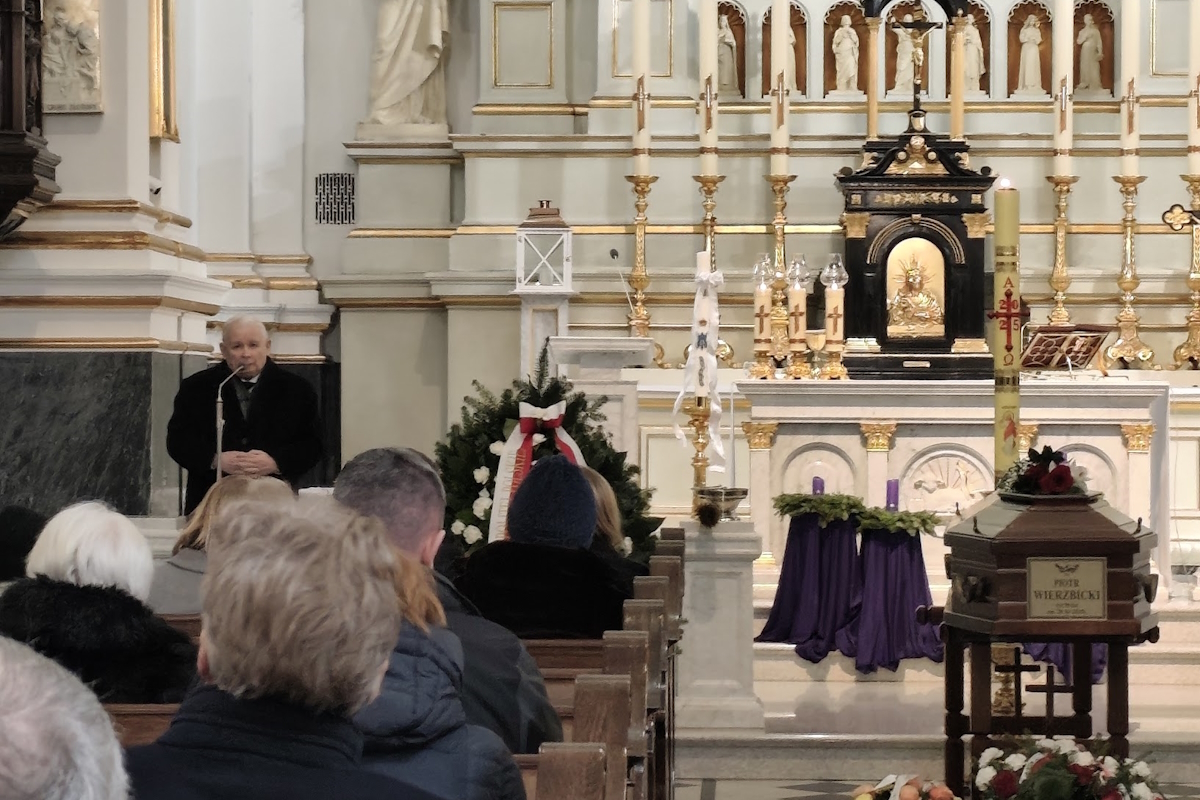 Ostatnie pożegnanie śp. Piotra Wierzbickiego