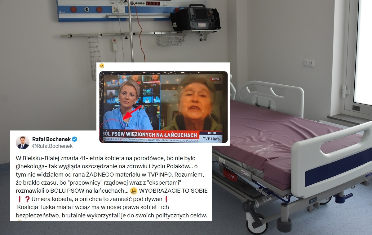 Śmierć kobiety na porodówce. Bochenek: Zamiatają pod dywan!