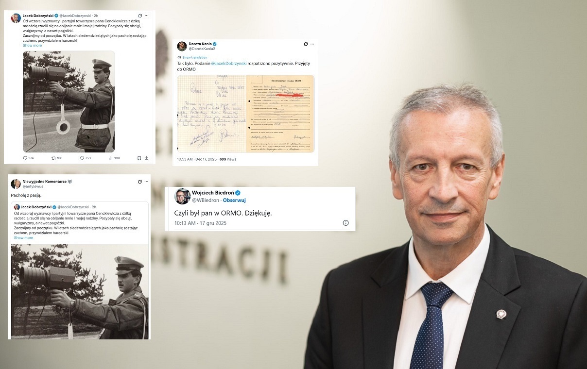 Dobrzyński służbę w ORMO tłumaczy... "dziecięcą pasją"