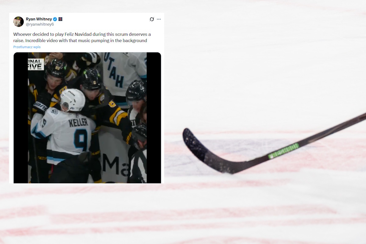 wiadomości,aktualności,wPolityce.pl Świąteczna atmosfera w NHL. Wesoła muzyka tłem...dla bójki