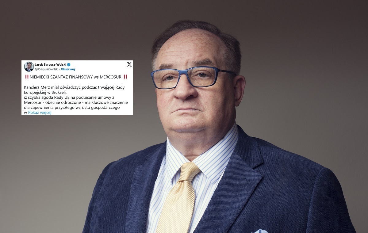 Saryusz-Wolski:Niemcy stosują szantaż finansowy ws. Mercosur