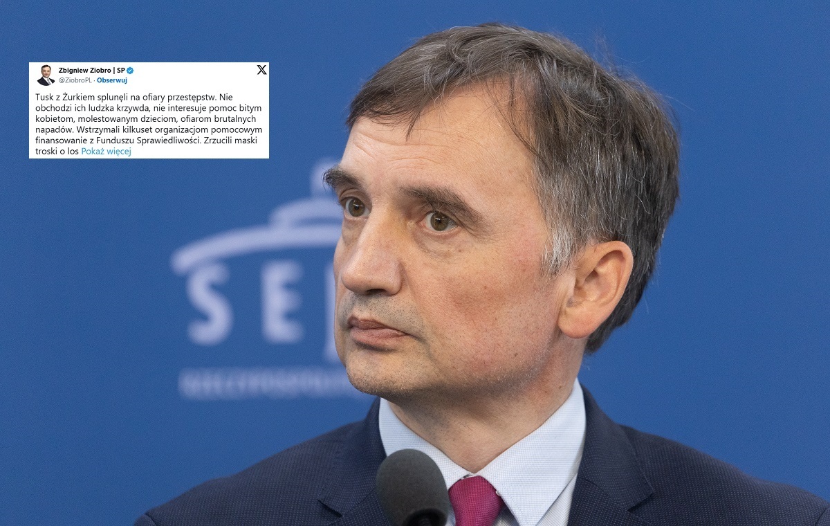 Ziobro: Tusk z Żurkiem splunęli na ofiary przestępstw