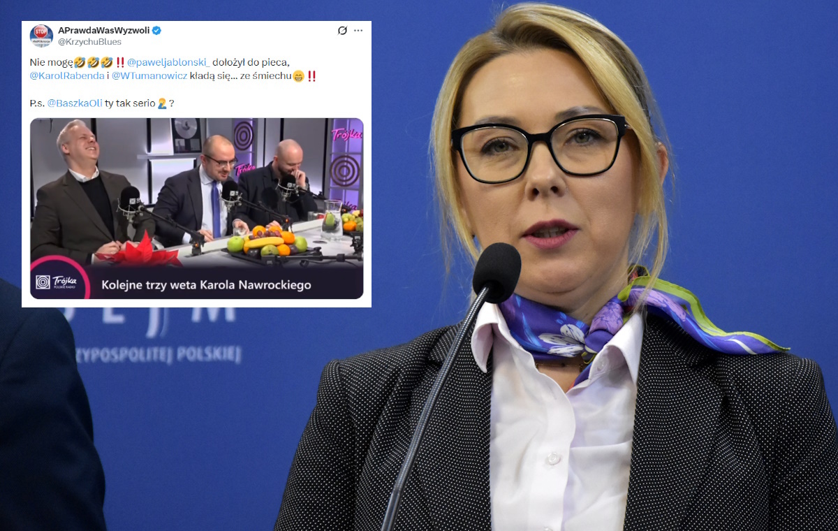 Komiczne słowa Oliwieckiej. Jabłoński: Każdego dnia żałujemy