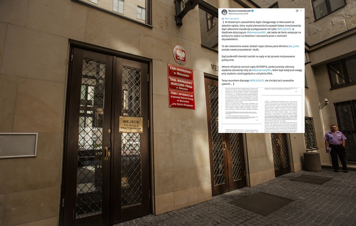 Uzasadnienie ws. Romanowskiego miażdżące dla rządu Tuska!