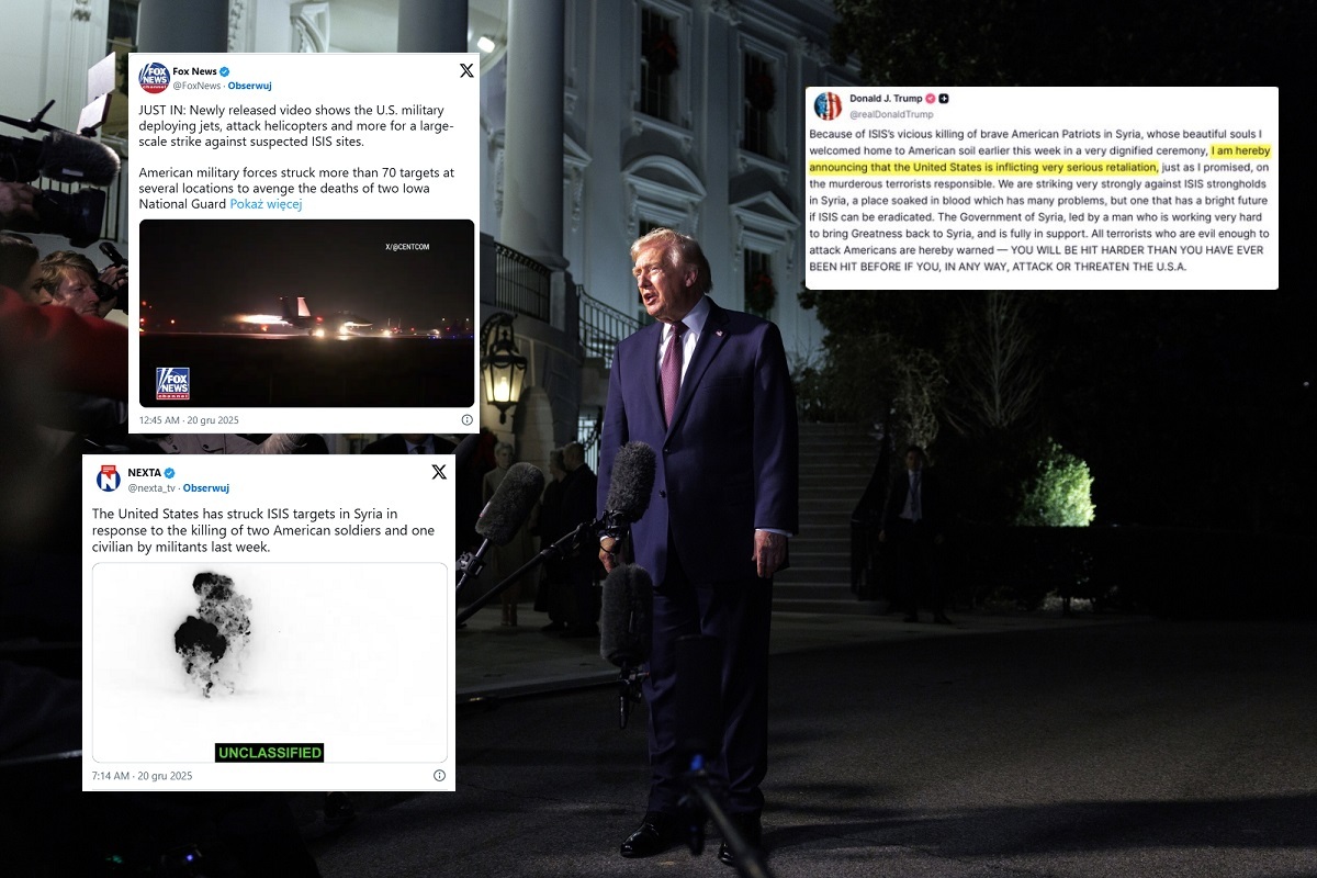 Ponad 100 pocisków i 70 celów. Tak Amerykanie uderzyli w IS